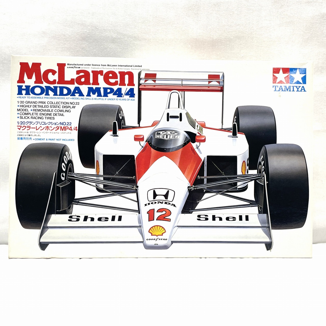 タミヤ 1/20 グランプリコレクション No.22 マクラーレン ホンダ MP4/4 ディスプレイキット