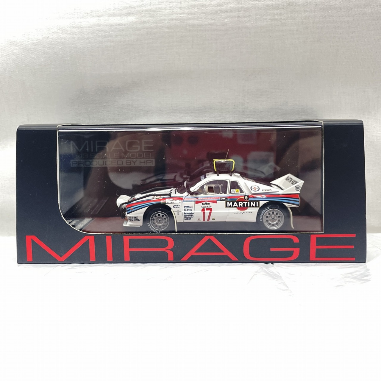 HPI 1/43 Lancia 037 RALLY 1984 Safari MARTINI #17
