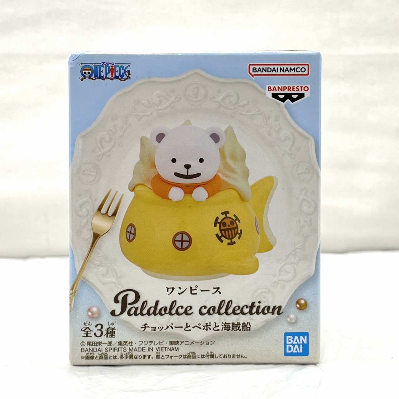 バンダイスピリッツ ワンピース Paldolce collection チョッパーとベポと海賊船 C (ベポとポーラータング号のケーキ)