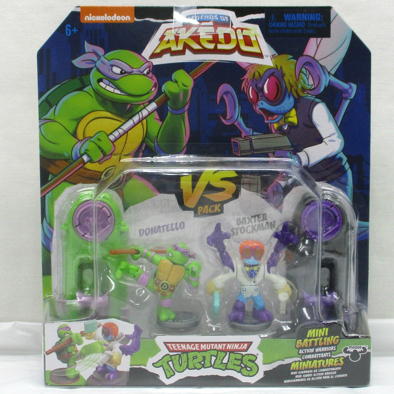 ニコロデオン アケド ミュータント タートルズ ドナテロ VS バクスター・ストックマン