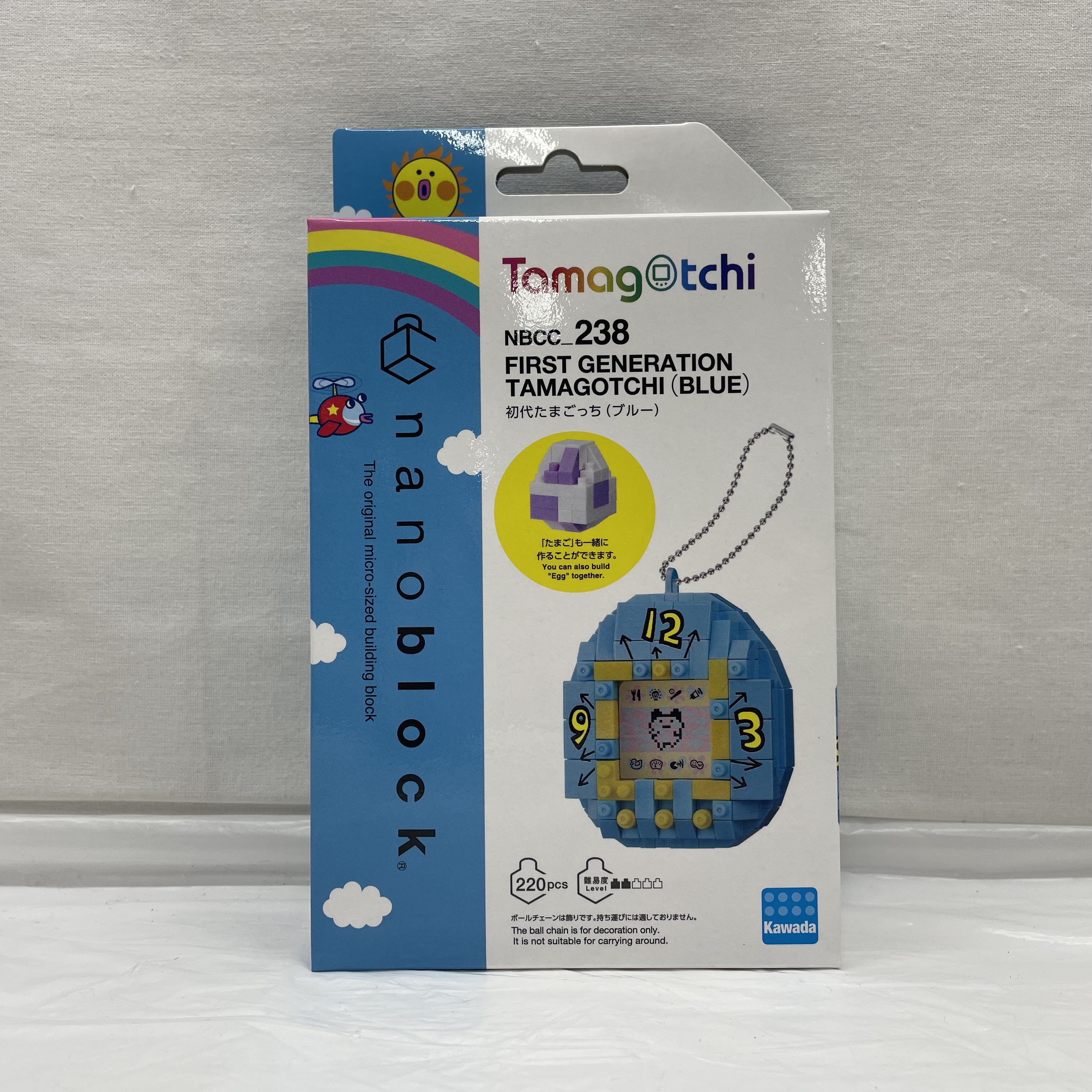 ナノブロック　初代たまごっち(ブルー)