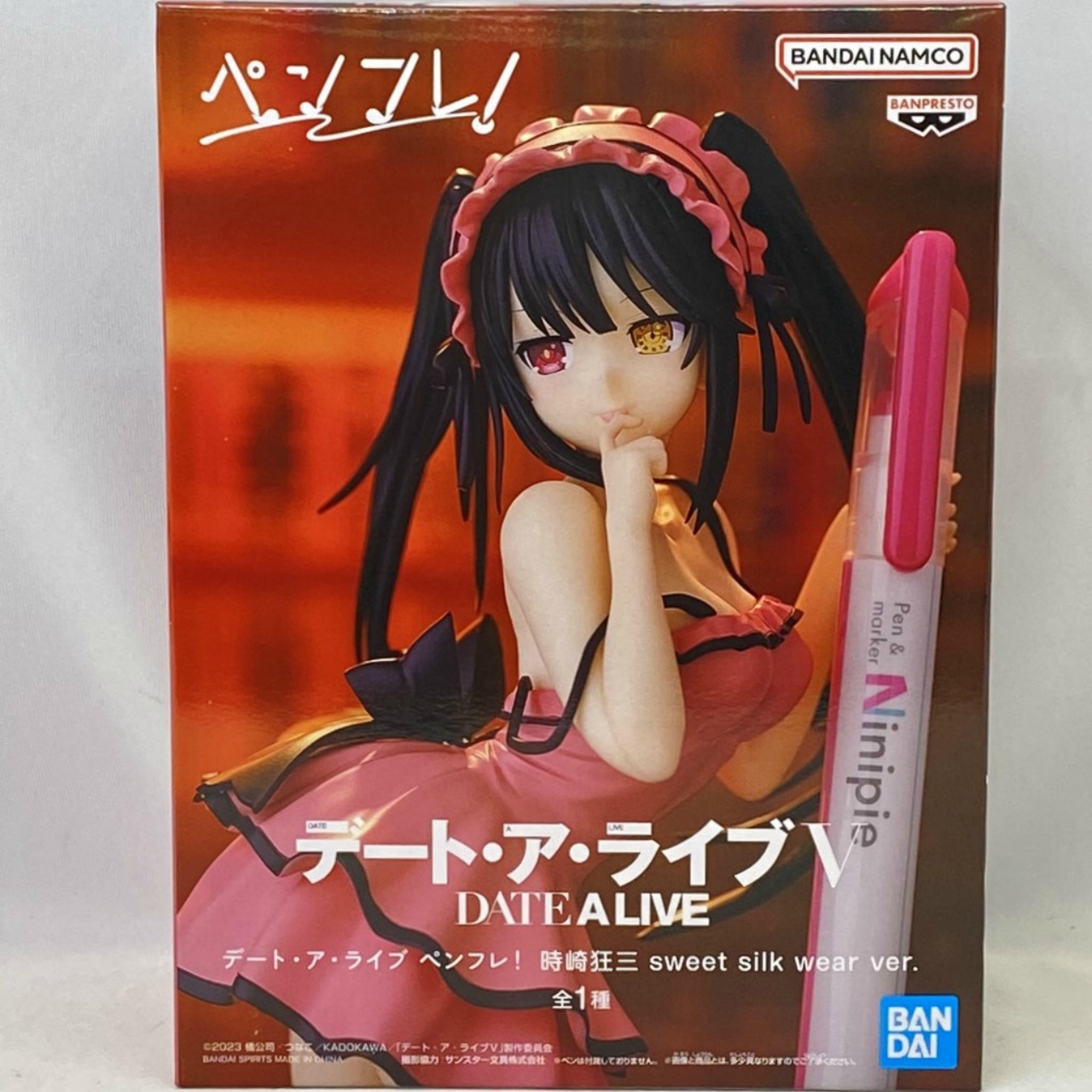 バンダイスピリッツ デート・ア・ライブ ペンフレ! 時崎狂三 sweet silk wear ver.
